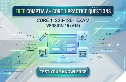 comptia a+ core 1 practice test