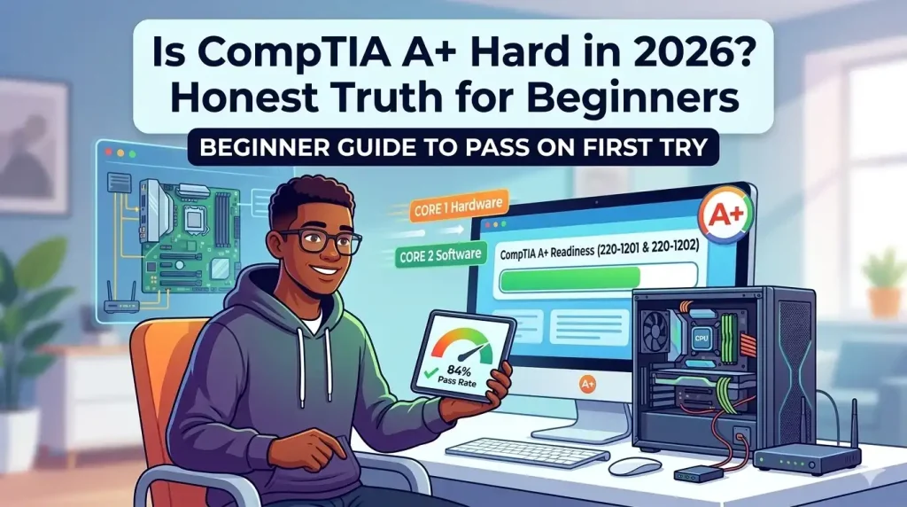 is comptia a+ hard